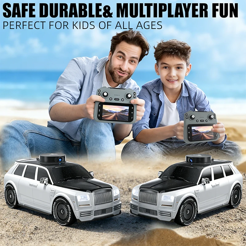 

Радиоуправляемая машина с HD FPV-камерой, 2,4 ГГц, 4WD внедорожник с экраном и LED-подсветкой, игрушка-подарок для детей и взрослых