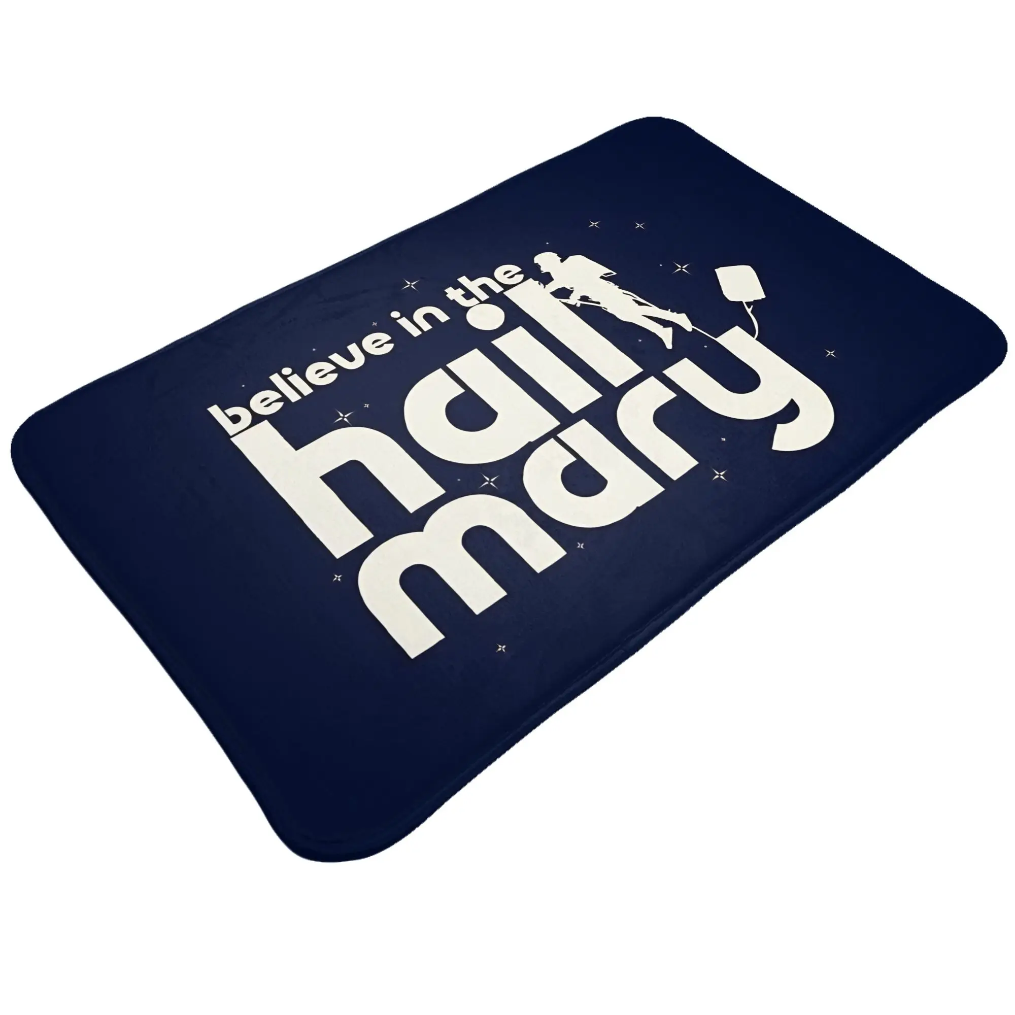 Believe in the Hail Mary Decorations Bath Mat Project-Hail-Mary Doormat Kitchen Carpet Outdoor Rug Home Decoration