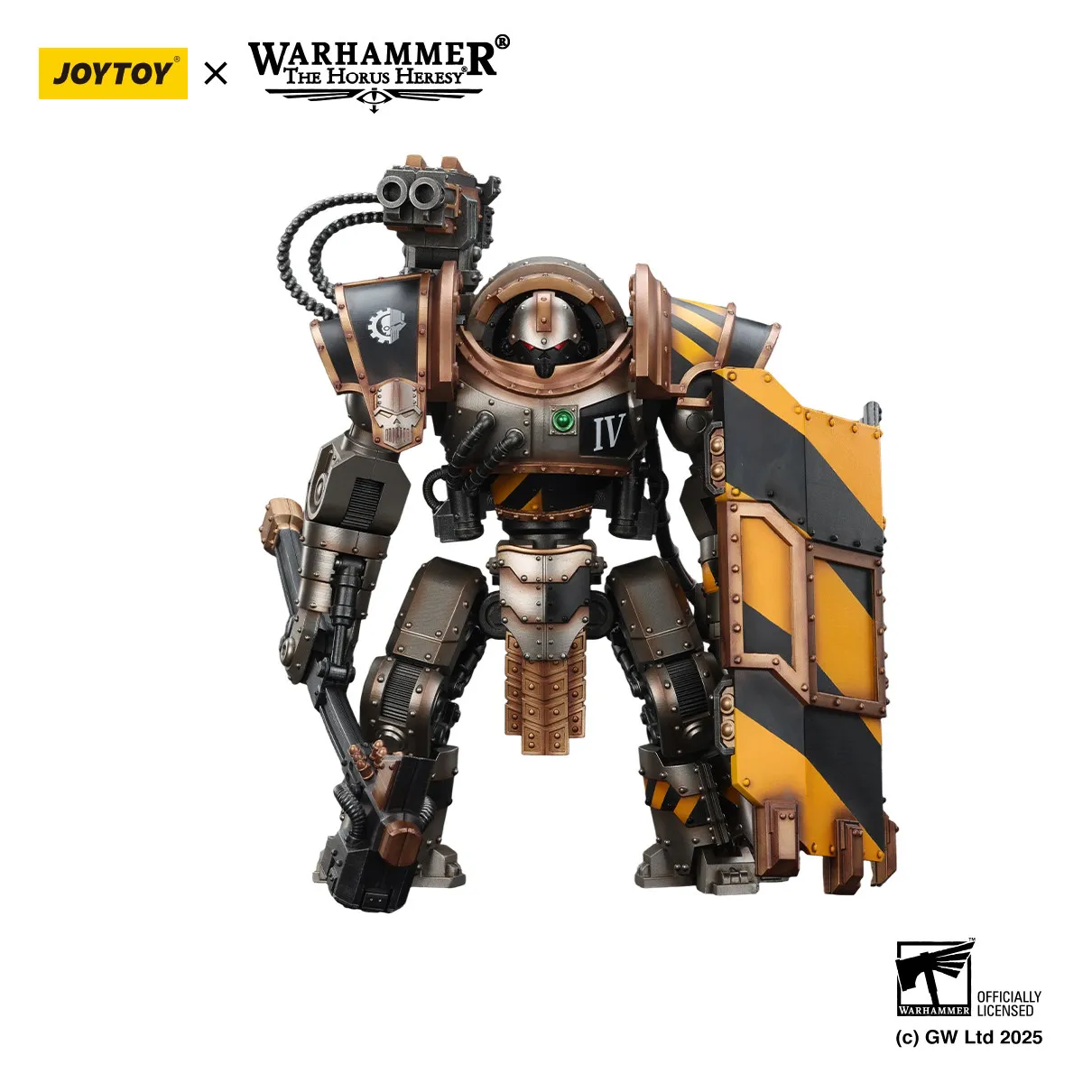 Warhammer 40k Iron Warriors Iron Circle Domitar-Ferrum Class Battle-automata com Escudo de Batalha Karceri e Triturador Graviton