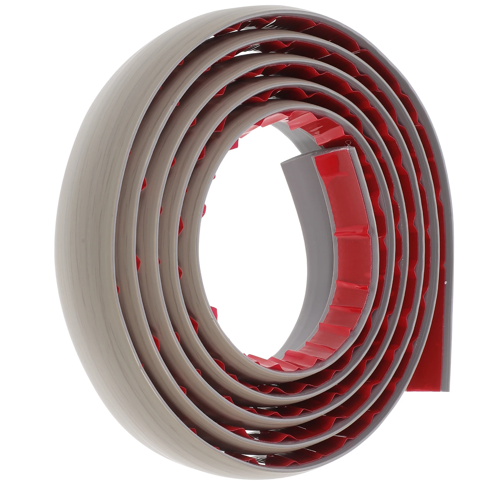 

Floor Strip Transition 2M Red Wood Pattern PVC Self Adhesive Edging Trim Anti Fall Sliding Door Ramp Wood to Tile