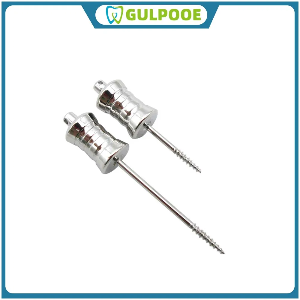 GULPOOE 1Pcs Dental Broken Root Drill Remnant Extractor Dentist Drill Dental Broken Root Stainless Steel Tooth Extraction Screw