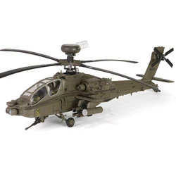 FOV 1:72 Scale US Army Long Bow Apache AH-64D Military Fighter Model Diecast Alloy Ornament Collection Souvenir Classic Toy Gift