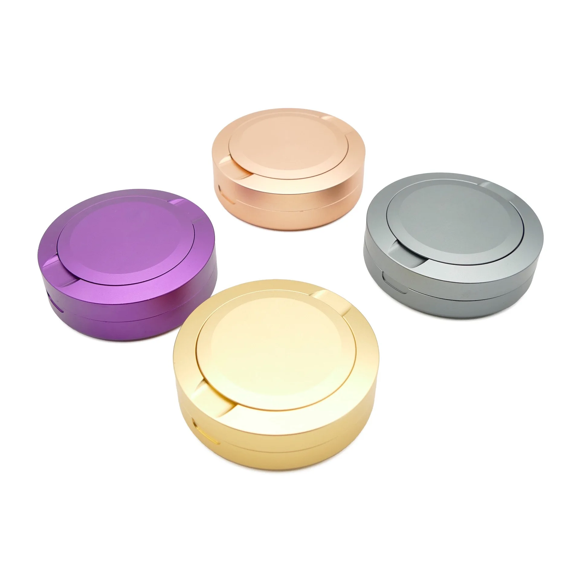 Snus Can for ZYN, Snus Cans Aluminum 3 Layers Metal Tin Container for Pouch Storage Packaging