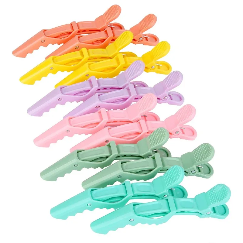 

6/10pcs/lot Plastic Hair Clips for hair 11.5CM Hairdressing Clamps Claw Section Alligator Hair Clips Hair Styling Accessories