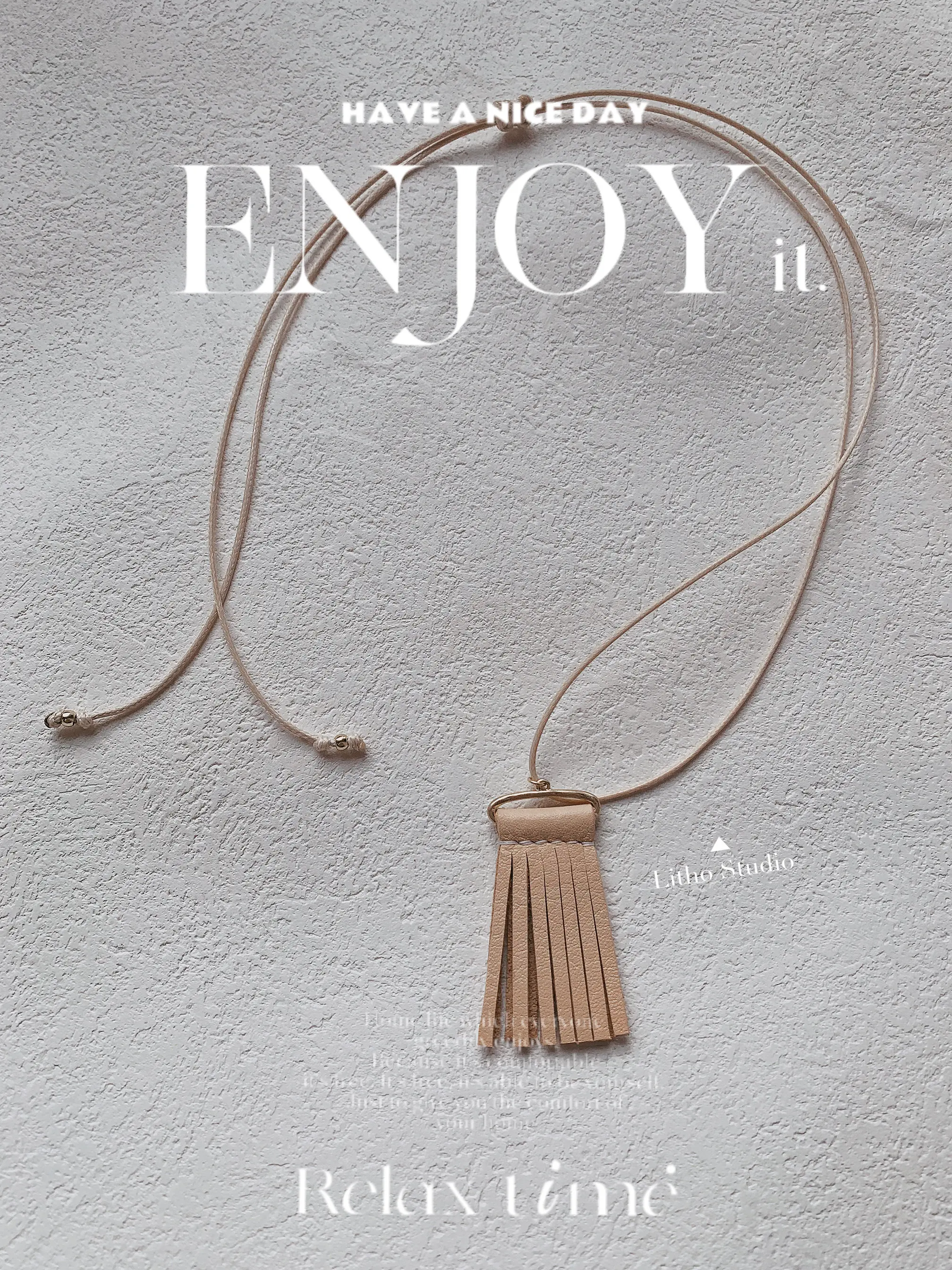 Vintage Boho Genuine Leather Tassel Necklace Natural Brown Long Chain Pendant Sweater Chain Minimalist Fashion Jewelry For Women