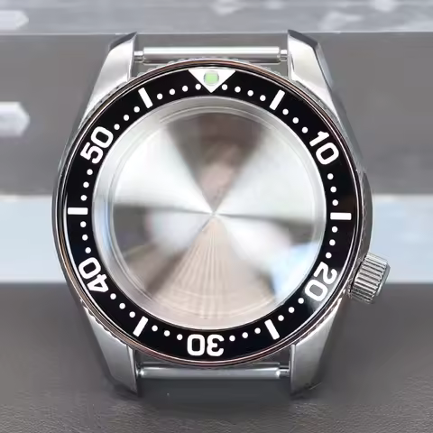 42MM Mechanical Diver Watch Cases Sapphire Glass For NH35 NH34 NH36 NH38 4R36 Movt Screw in type Mod SPB185/SPB187J1 28.5mm Dial
