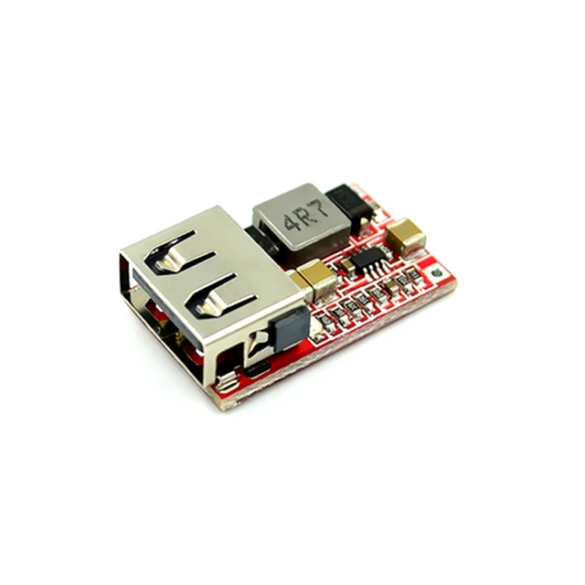 1 szt. Grzywny 6-24V 12V/24V do 5V 3A moduł ładowarka samochodowa USB DC Buck przekształtnik Buck 12v 5v moduł zasilania