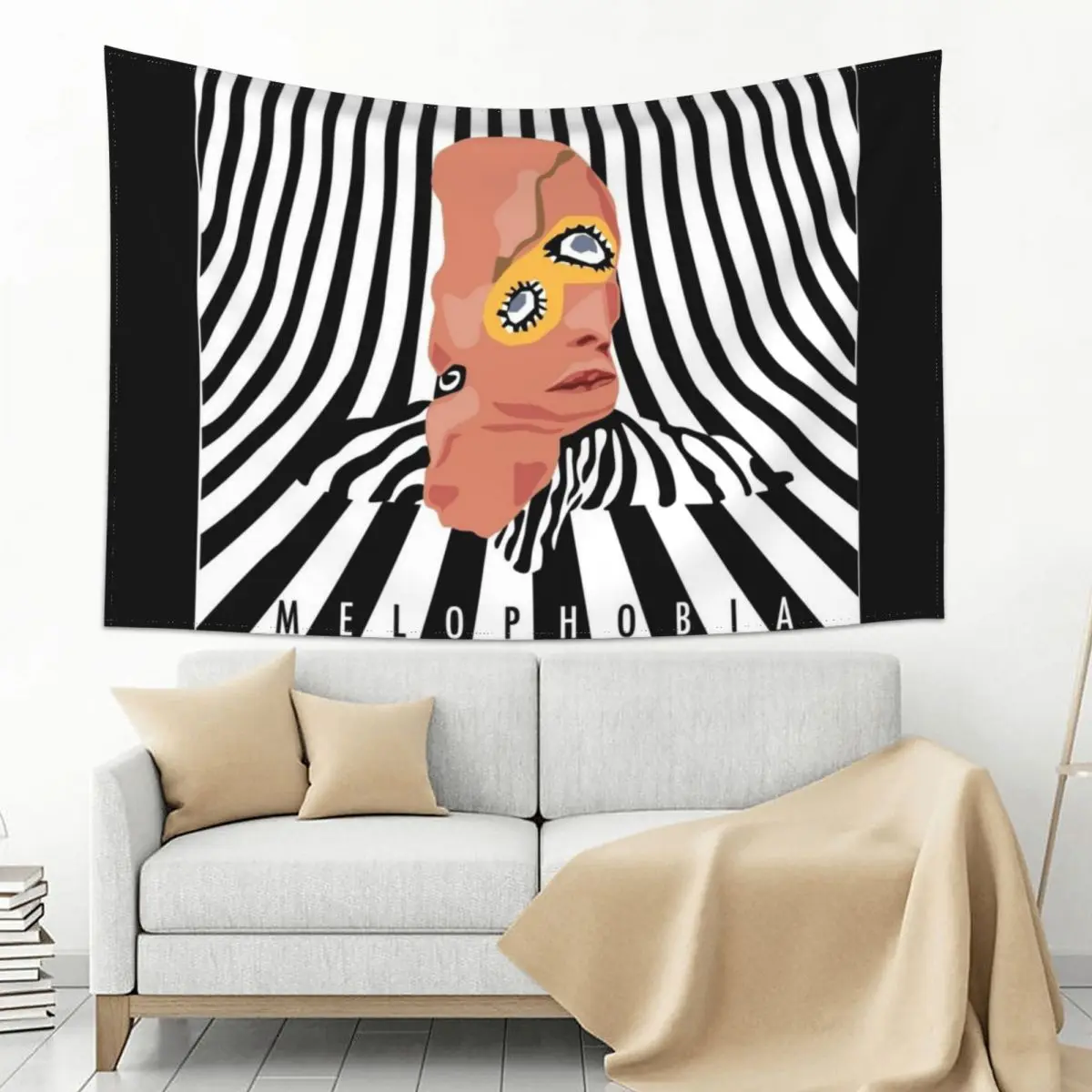 

melophobia - cage the elephant Tapestry Decorative Wall Murals Decoration Pictures Room Wall Wall Tapestries Tapestry