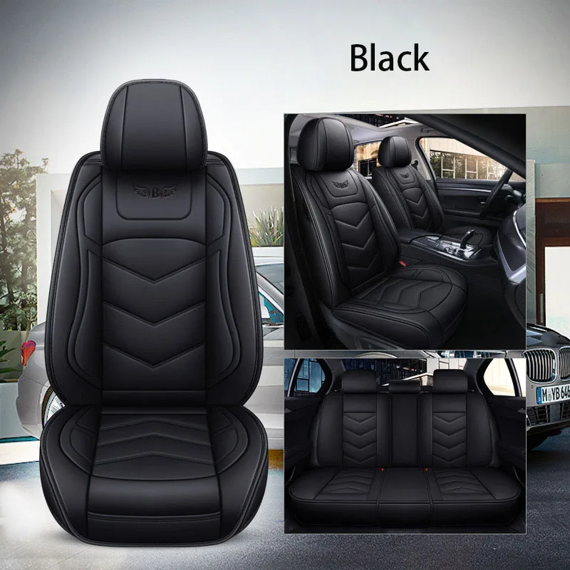 Universal Leather car seat covers For Chery EQ QQ Ice Cream  EQ1 Tiggo 3xe EQ7 A1 A3 all car model accessories Vehicle supplies