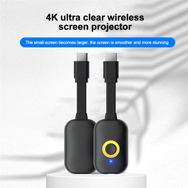CJSD-4K HD جهاز عرض الهاتف ثنائي النطاق شاشة لاسلكية العارض واي فاي جهاز استقبال للتليفزيون Miracast شاشة عرض محول الفيديو
