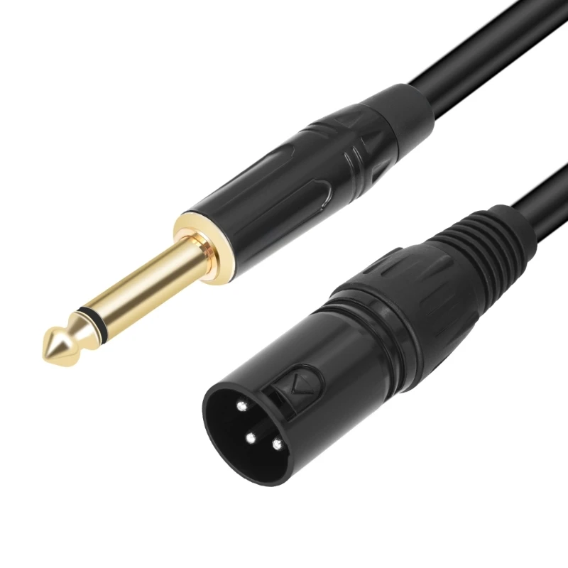 1/4Inch 6.35mm to XLR Male Cable For Professional Recording Extension Line Balanced XLR Mixer Speaker Amplifier Live Microphone