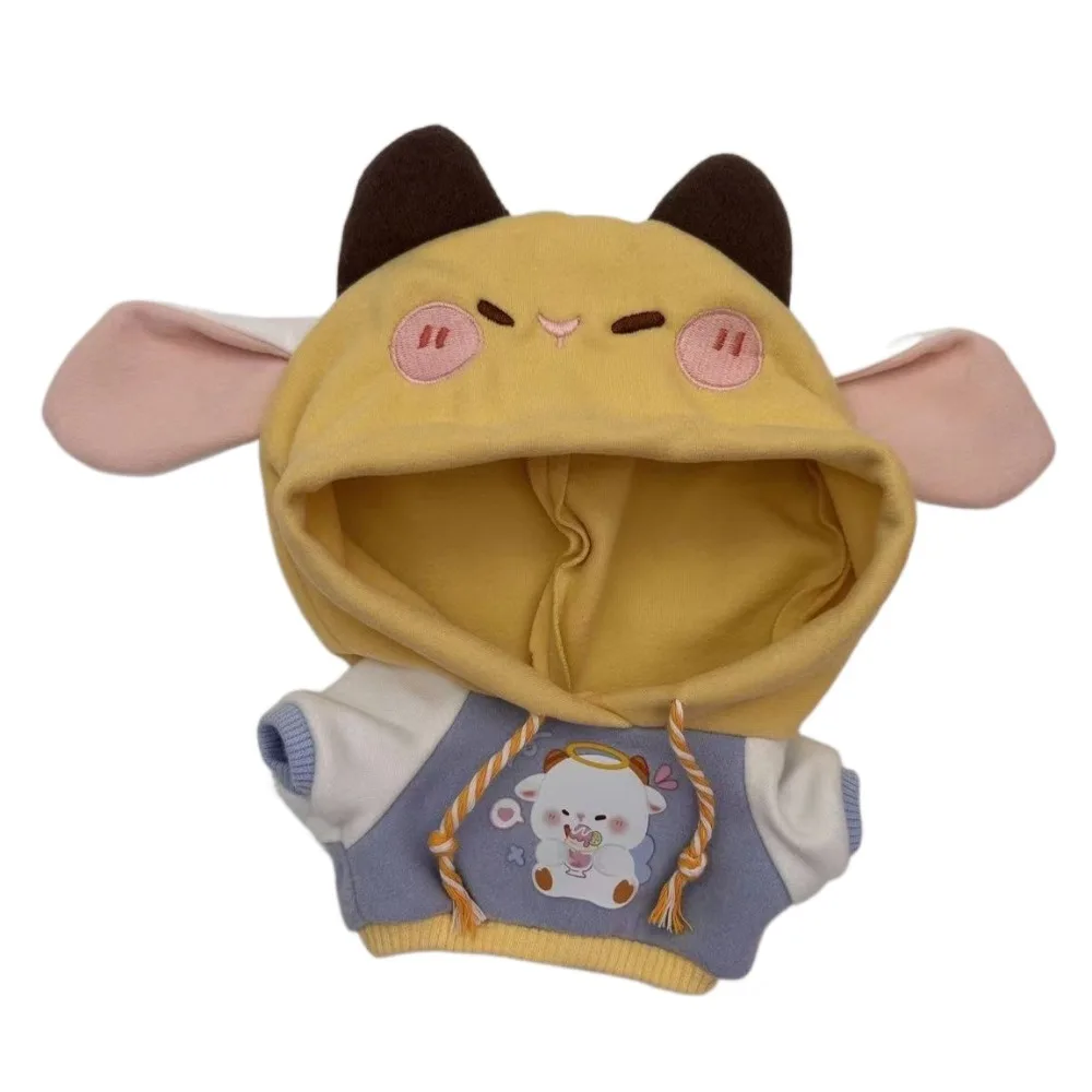 Sweatshirt Hoodies for 20cm Cotton Dolls Cute Clothes Hoodie Mini Clothes Handmade Hoodies Mini Outfits Cute Doll 20cm Clothes