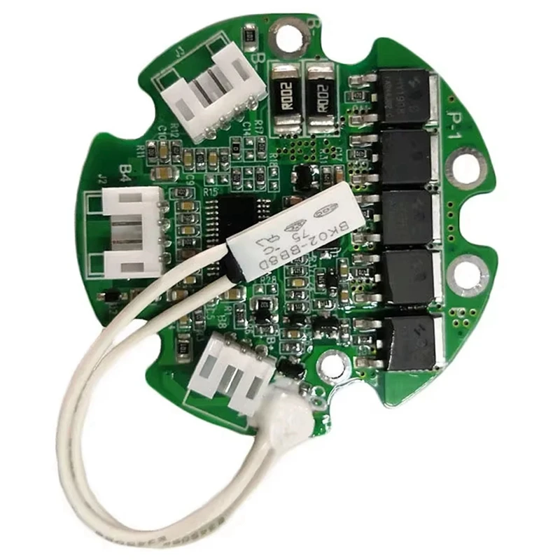 BAADE Разделенный круглый BMS с датчиком температуры 10S 36V 20A Бутылка BMS Аккумуляторный блок Разделенная дверца для зарядки и разрядки