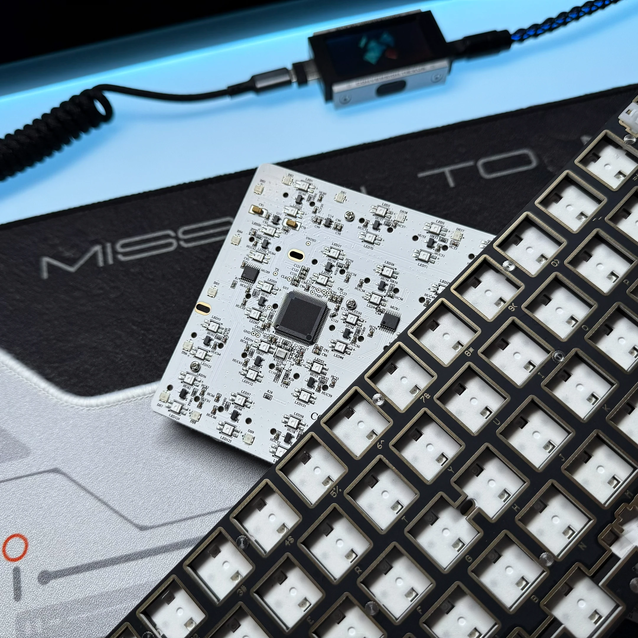 Everglide SU66 MAX ゲーミングキーボード PCB キット磁気スイッチ