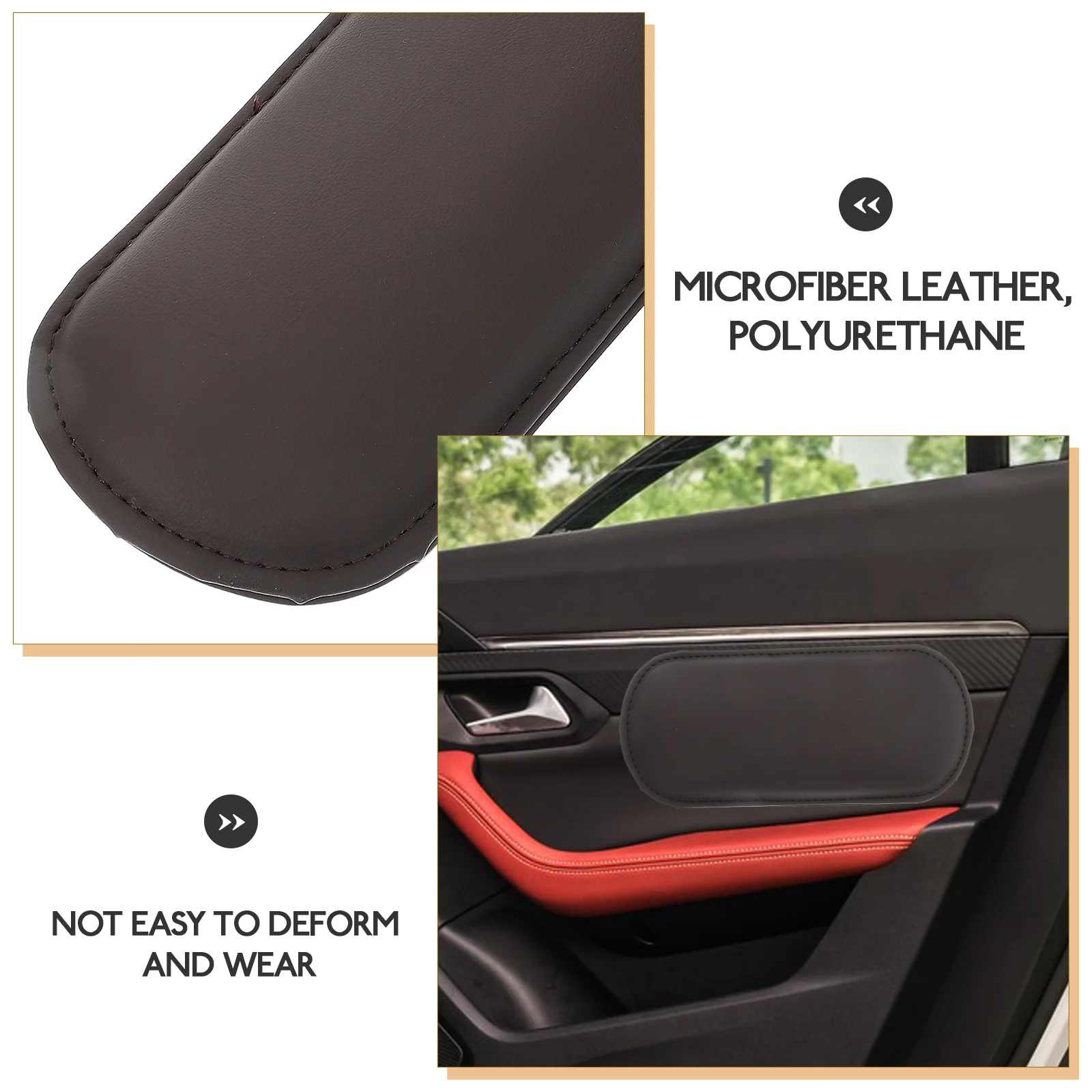 

Car Armrest Pad Universal Auto Side Door Elbow Support Leg Cushion For Soft Easy Clean Car Interior