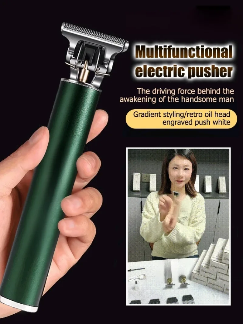 New Rechargeable Hair Clippers - Multifunctional for Haircut, Beard Trimming & Styling, Cordless, Suitable for Personal