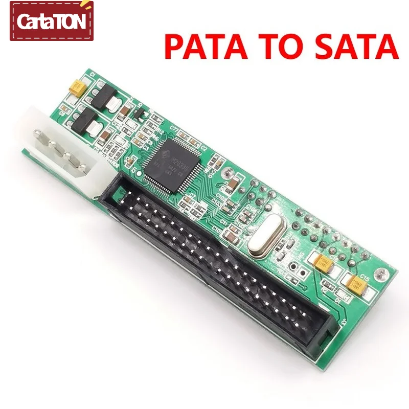SATA To Pata IDE Converter Adapter Plug&Play 7+15 Pin 3.5/2.5 Sata HDD