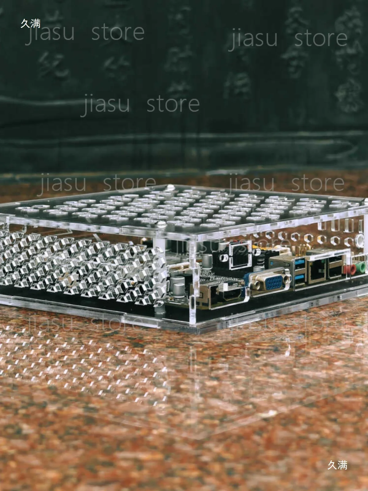 17 Size Mini Acrylic Chassis Lightweight DIY Housing For Onboard DC Control Motherboard