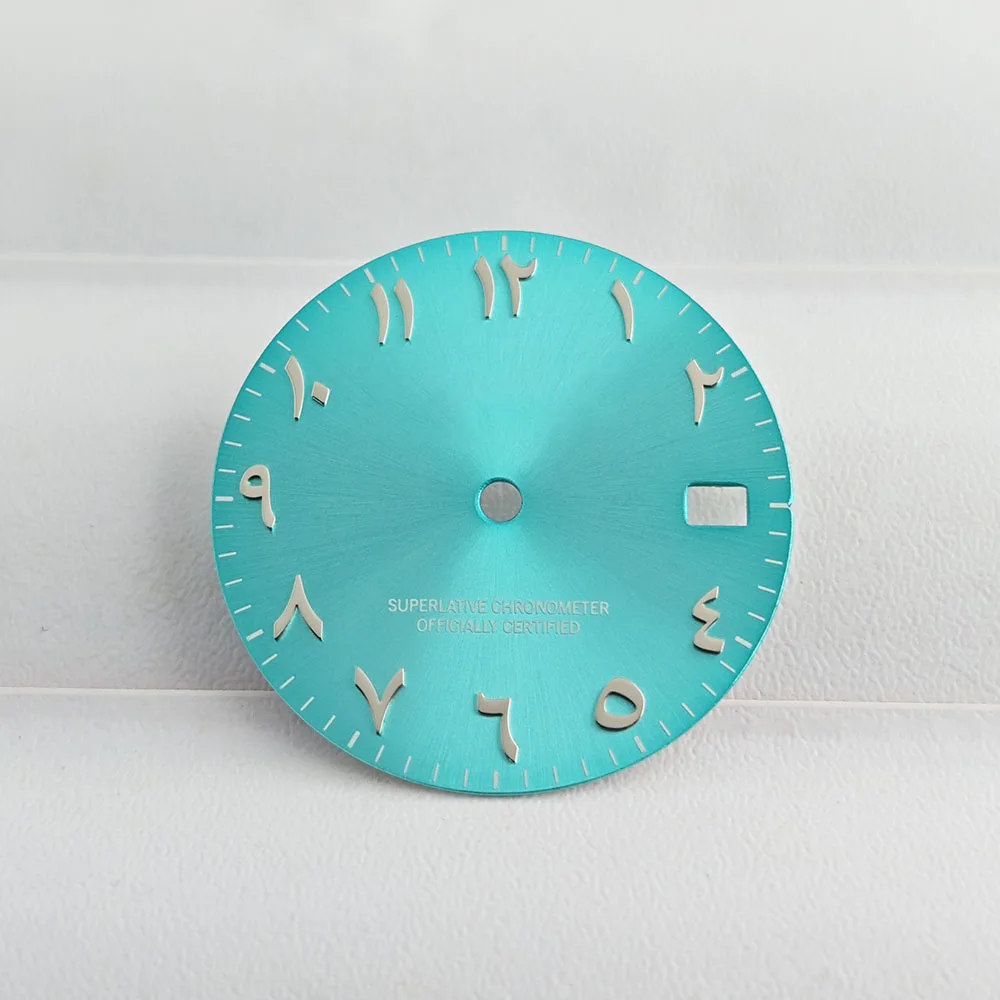 Мужские часы NH35, циферблат с арабскими цифрами, циферблат 28,5 мм для NH35, корпус с автоматическим механизмом, ремешок, аксессуары для часов