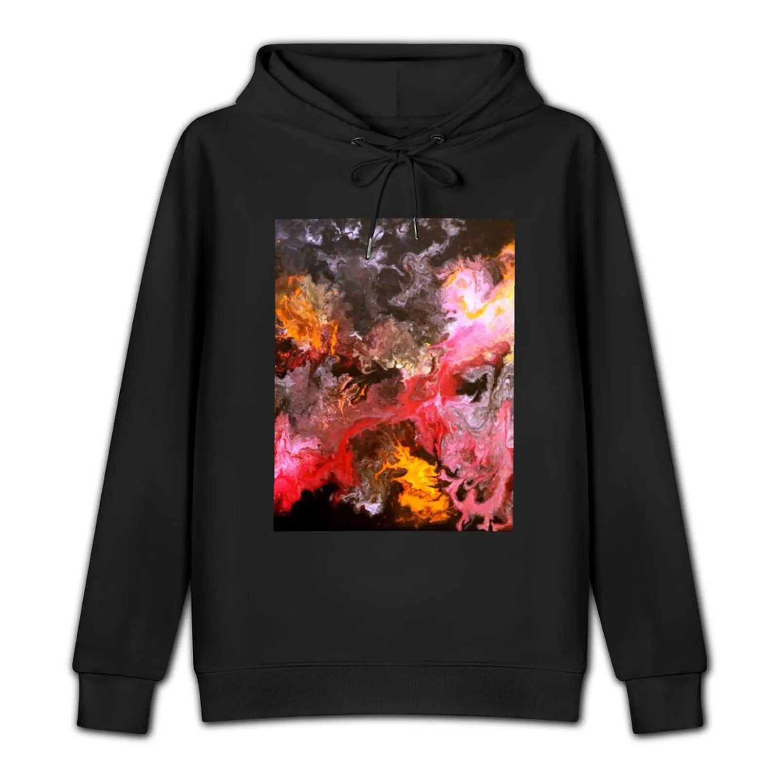 Cotton Candy, abstract Art multicolor Pullover Hoodie blouse man hoodie