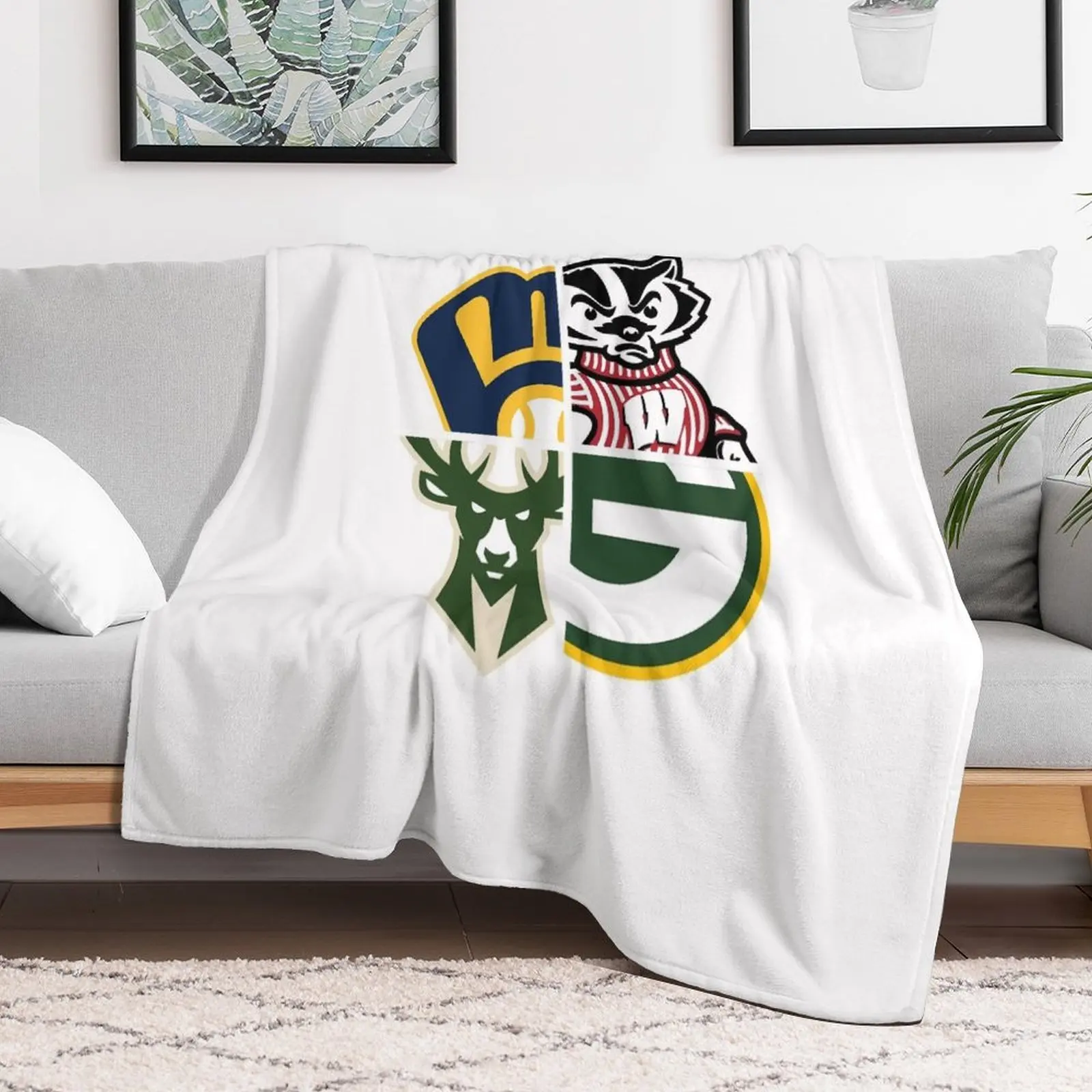 

Wisconsin Sports Throw Blanket Hairys Flannel Blankets