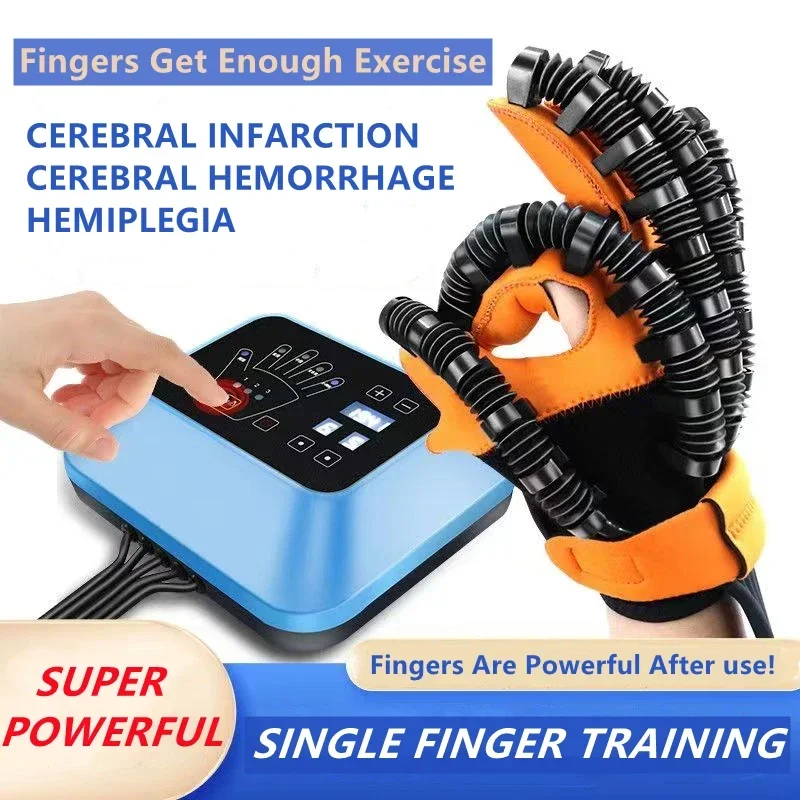 

Powerful Hemiplegia Stroke Recovery Finger Rehabilitation Trainer Robot Gloves Hands Physiotherapy Rehabilitation Device