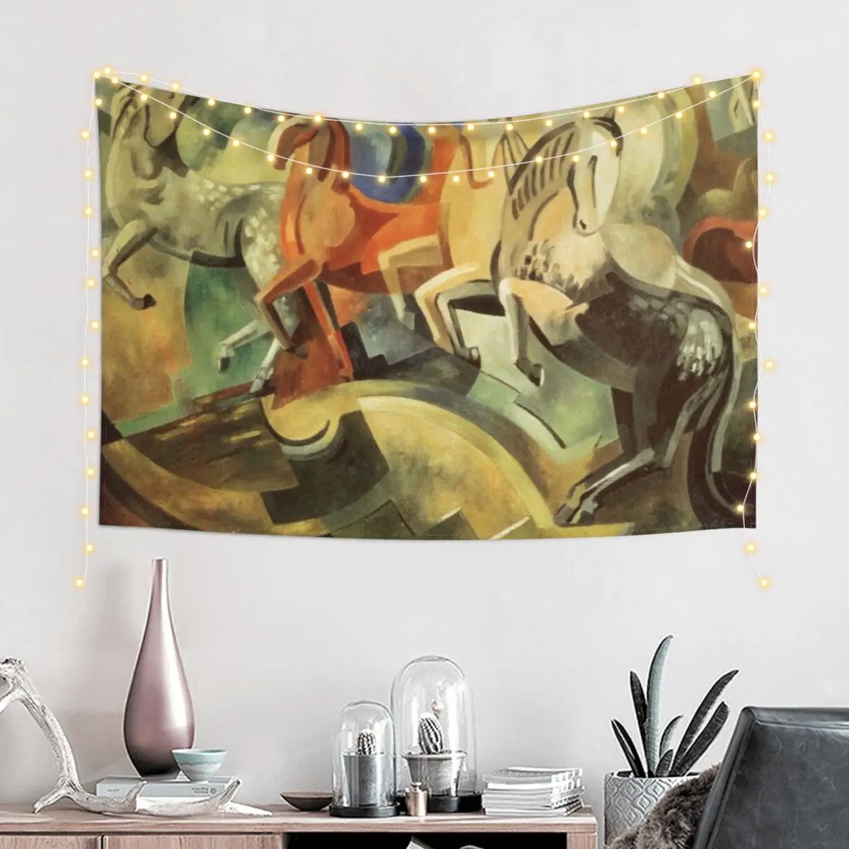 

Abstraction of Horses by Mainie Jellett 1939 Tapestry Aesthetic Home Decor Home Decorations Wall Decoration Tapestry