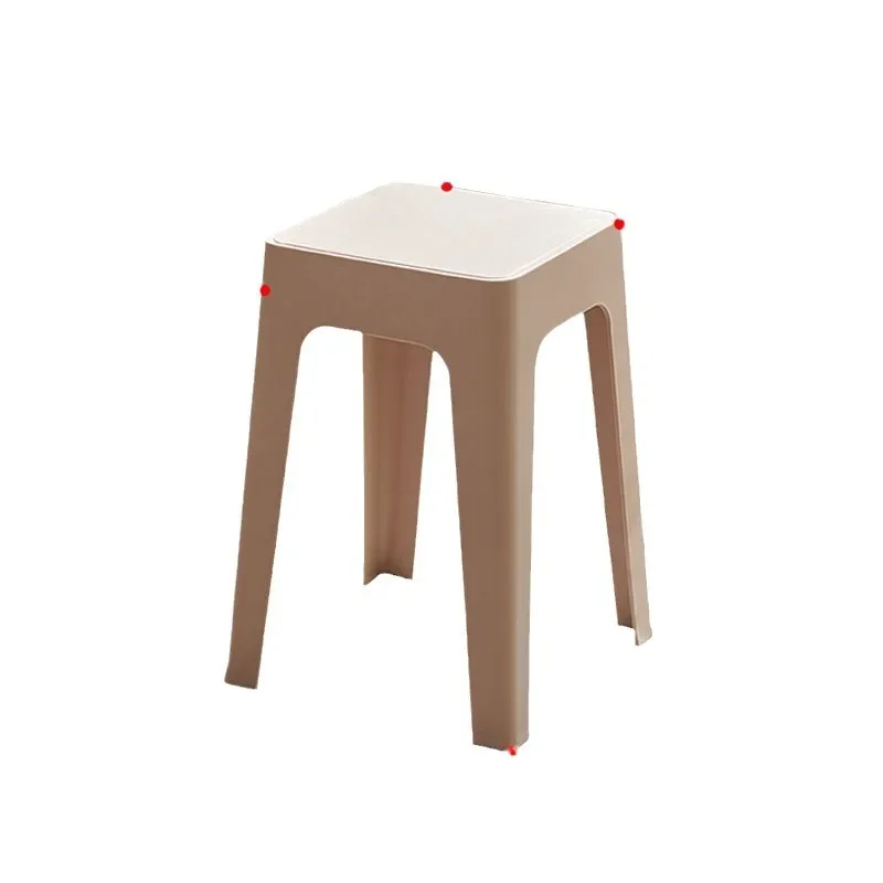 

Plastic stool thickened household stackable dining table modern simple high bench living room plastic stool
