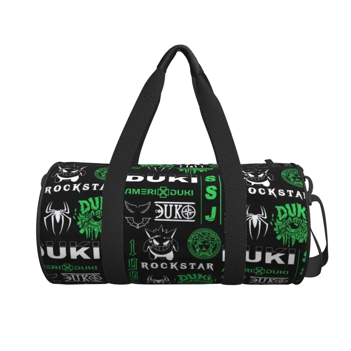 

Duki Fleece Reggaeton Latin Trap Pop Rap Large Duffle Gym Bag Multi-Functional Duffle Travel Bags Handbags Fitness bag