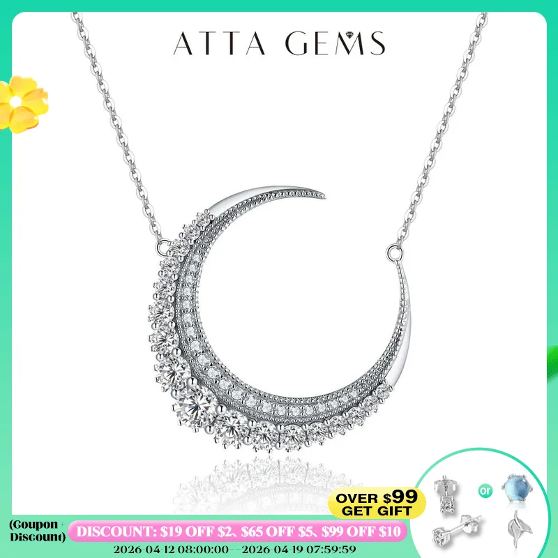 

Attagems, новый 4,5 кулон с муассанитом, ожерелье из стерлингового серебра 925 пробы для женщин, цепочка, подарок на день матери, ювелирные изделия, бесплатная доставка