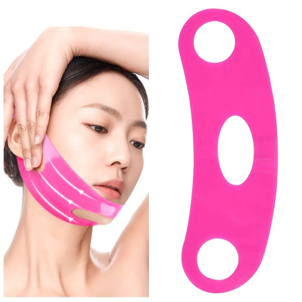 

Silicone Face Strap Belt Mask Lift Up Anti-Wrinkle Lift Oval Mask Beauty Sculpting Face Slimming Strap Neck