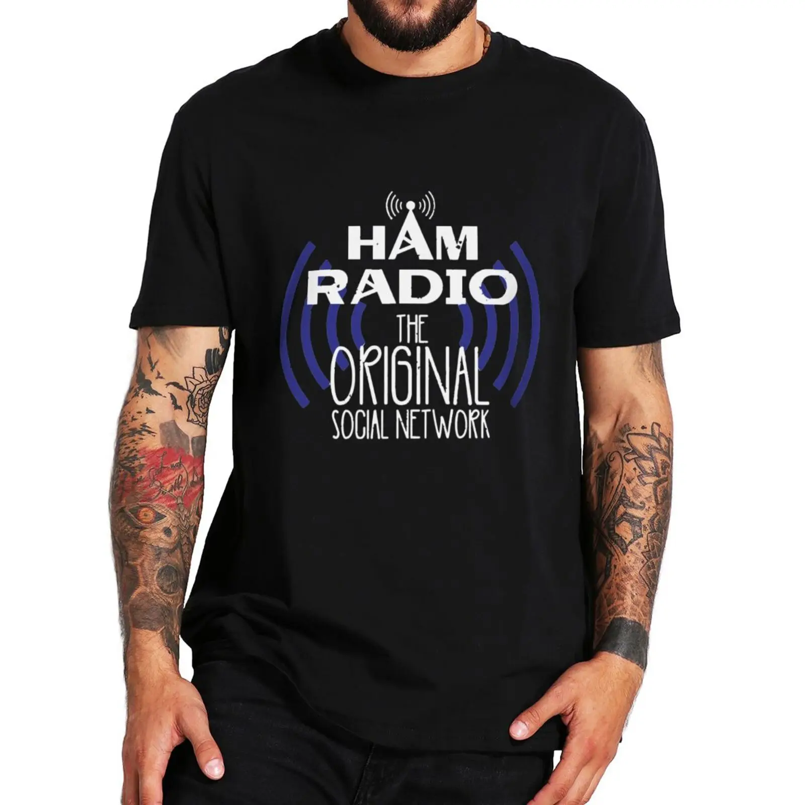 Funny Ham Radio T Shirt Vintage Ham Radio Operator Gift Men Clothing Casual Cotton High Quality Soft T-shirts