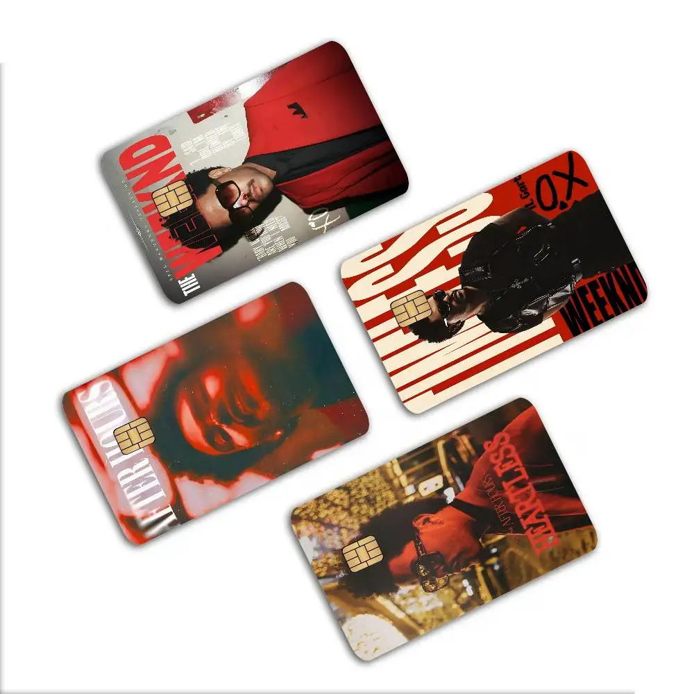 Singer The W-Weeknd Hurry Up Tomorrow Music Tracklist Nordic Credit Card Skin Stickers Bank Card Waterproof Anti-scratch Gift