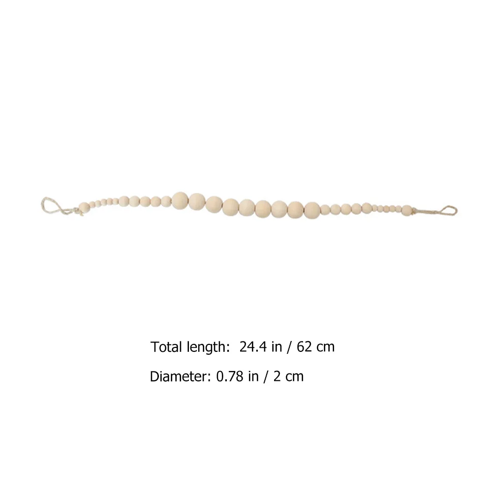 

Wooden Bead Curtain Tiebacks Elegant Holders For Home Living Room Coffee Shop Nursery Decor Curtain Ties
