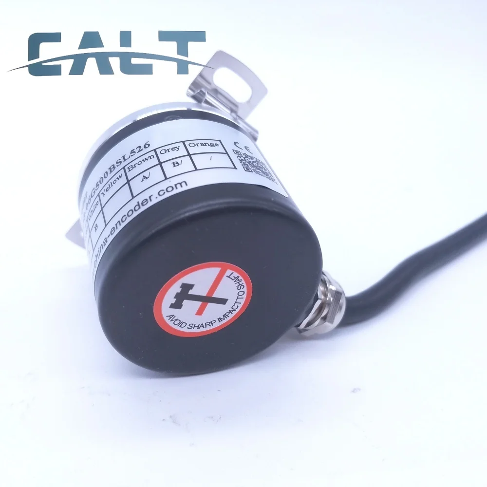 CALT GHB38-06G500BSL526 تزايدي 6 مللي متر عمود مجوف أعمى التشفير الروتاري 100 200 500 600 1000 1024 2000 2500 3PPR no Z إشارة