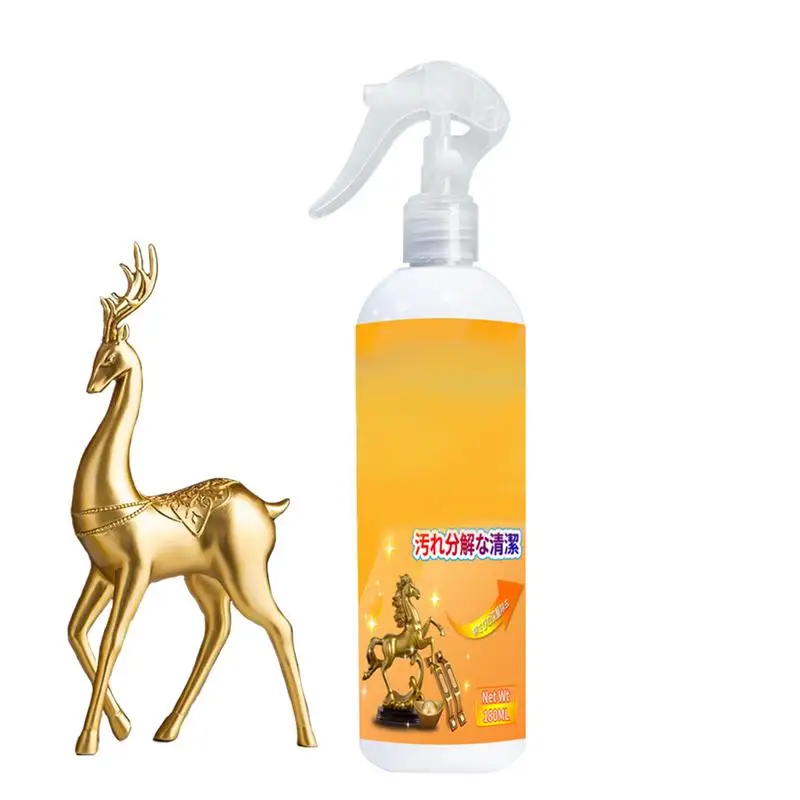 Copper Patina Cleaner 6.08oz Brass Cleaning Spray Bronze Rust Remover For Metal Faucet Hardware Copperware Polishing Liquid