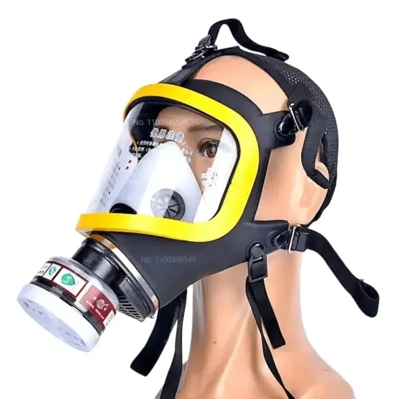 

Protective Electric Constant Flow Supplied Air Fed Full Face Gas Mask Respirator System respirator Mask Workplace Safety Supplie