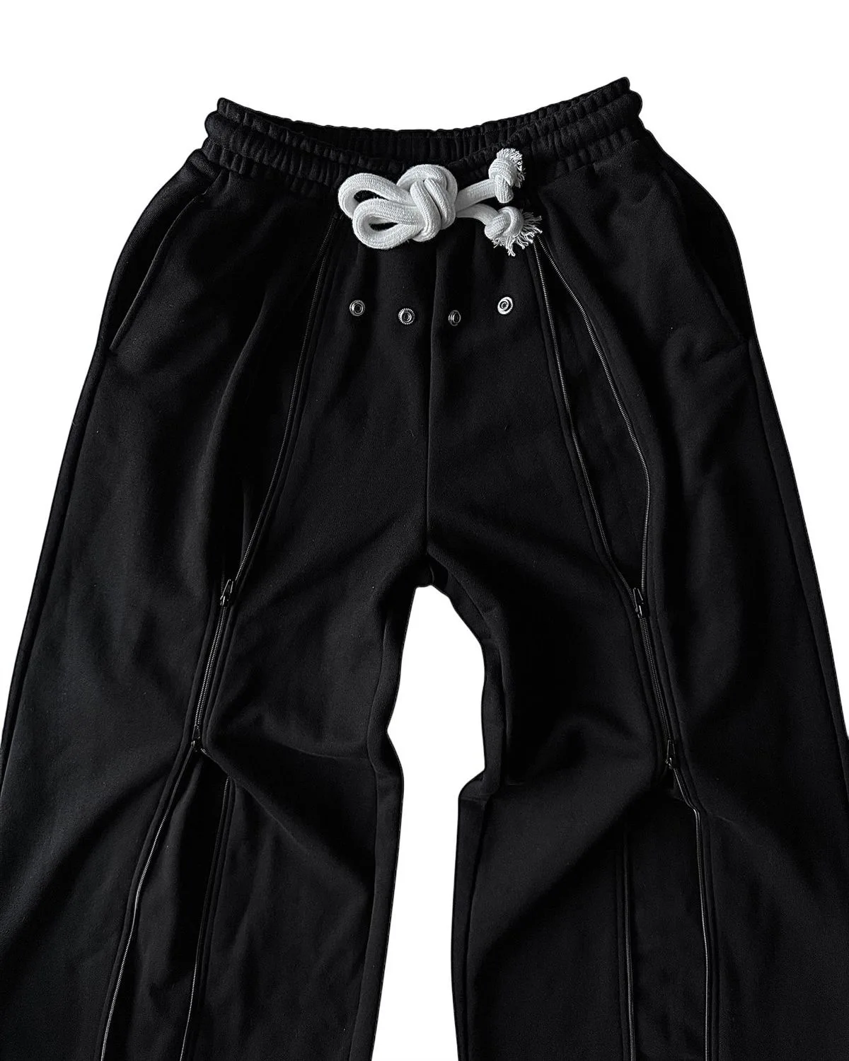 Casual versatile fashion trend personalized fashion street loose black rock Wide Leg Men Korean  Trousers  Streetwear pants