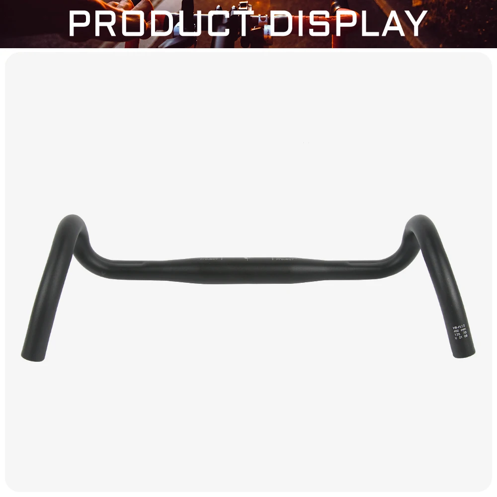 UNO FL12 Gravel Fahrradlenker 31,8 x 400/420/440/460 mm Außen-Drop-Bar Ultraleichter Fahrradgriff Rennrad-Schlagstange – Detail 3