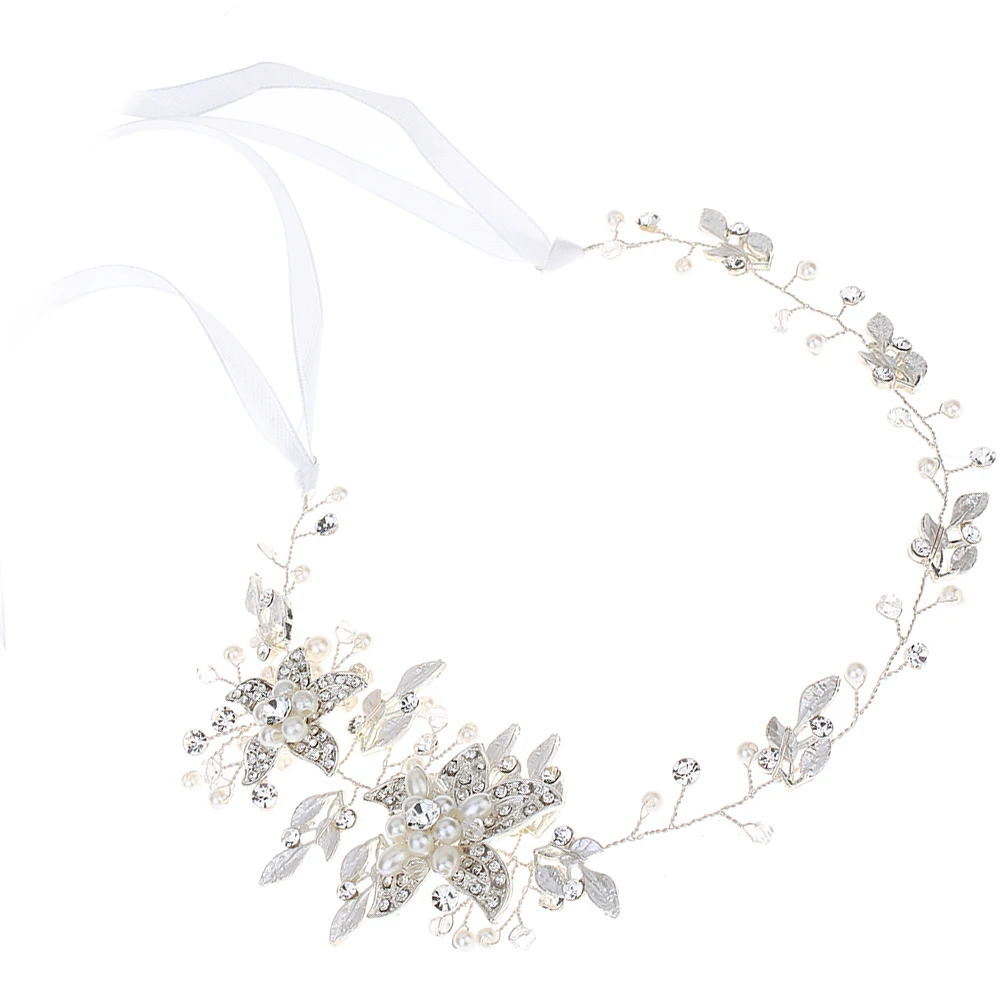 

1pc Rhinestone Bridal Headband Hair Jewelry Women Wedding Decoration Formal Accessories Bride Hairband Tiara Simple Delicate