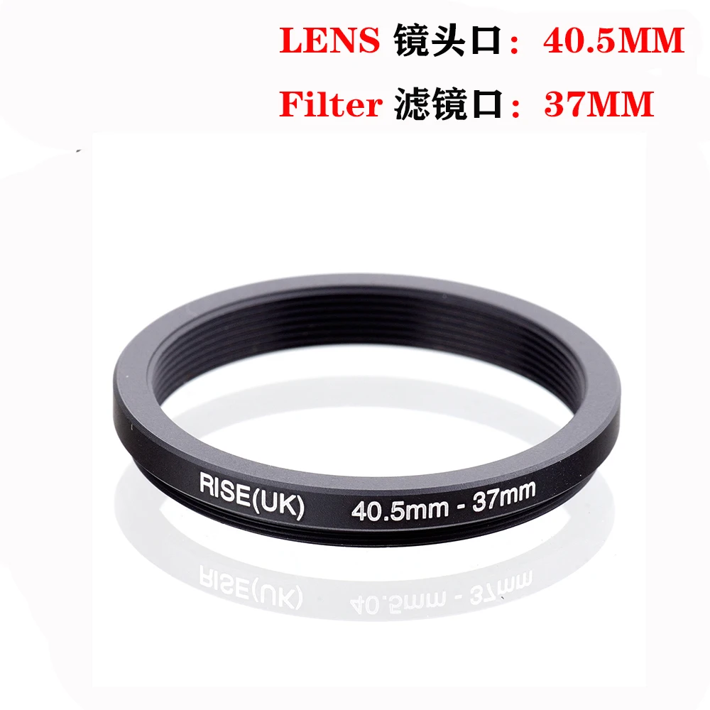 RISE(UK) 40.5mm-37mm/42mm/43mm/45mm/46mm/49mm/52mm/55mm/58mm Step Down/Step Up Filter Ring Adapter for SONY Lens to Filter