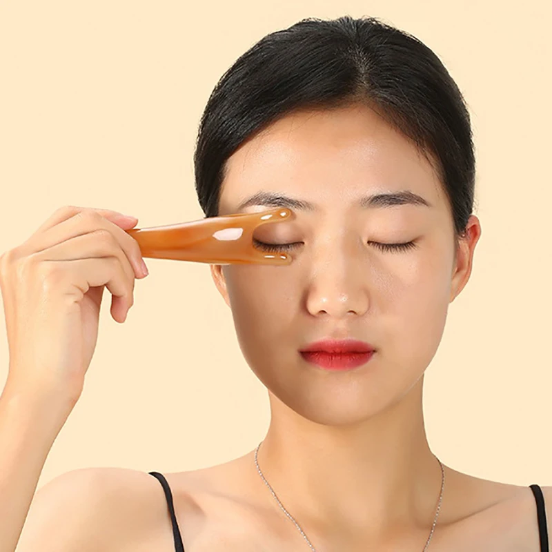 

Многофункциональный Y-образный массажер Гуаша из смолы для лифтинга лица, скребковой массаж носа, уменьшения отеков, меридианный массажер