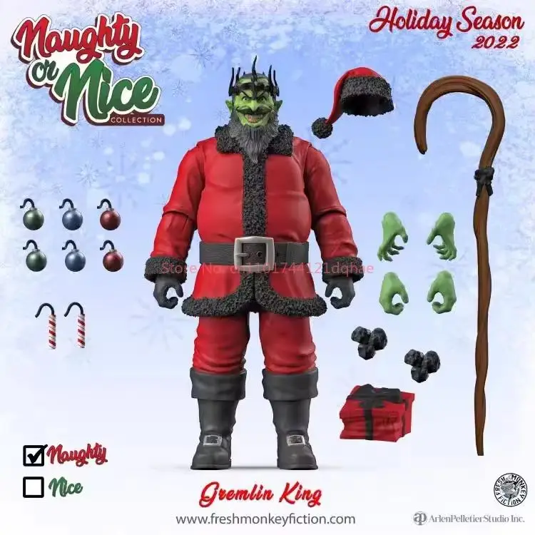 سانتا كلوز سلسلة 2 موجة تحصيل عمل الشكل 1/12 مقياس البربرية رجل الكبار لعبة تحصيل اليدوية الفن هدايا عيد الميلاد