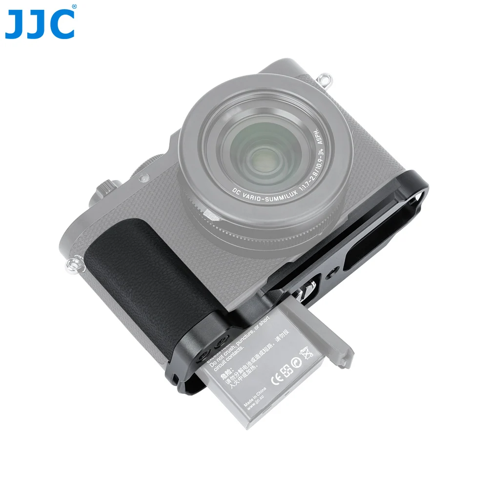 JJC قبضة اليد المعدنية المضادة للانزلاق مقبض ل Leica D-Lux 8 ملحقات الكاميرا L قوس حامل مع Arca السويسري نوع الإفراج السريع