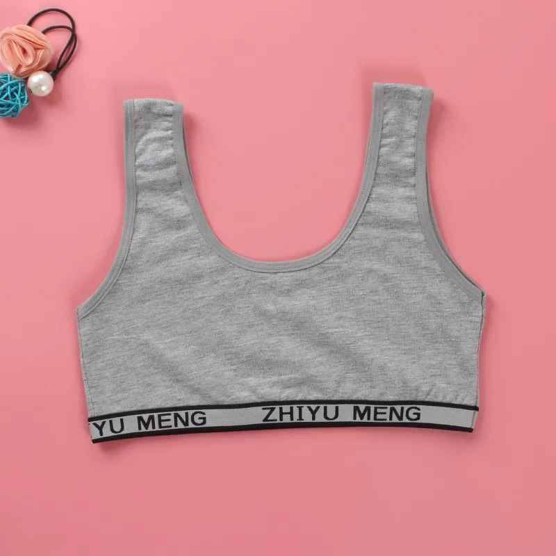 Bra for Girls Tops for Teens  Lingerie Children Sport Training Bras Tank Kids Undies Undercloth 7-14T