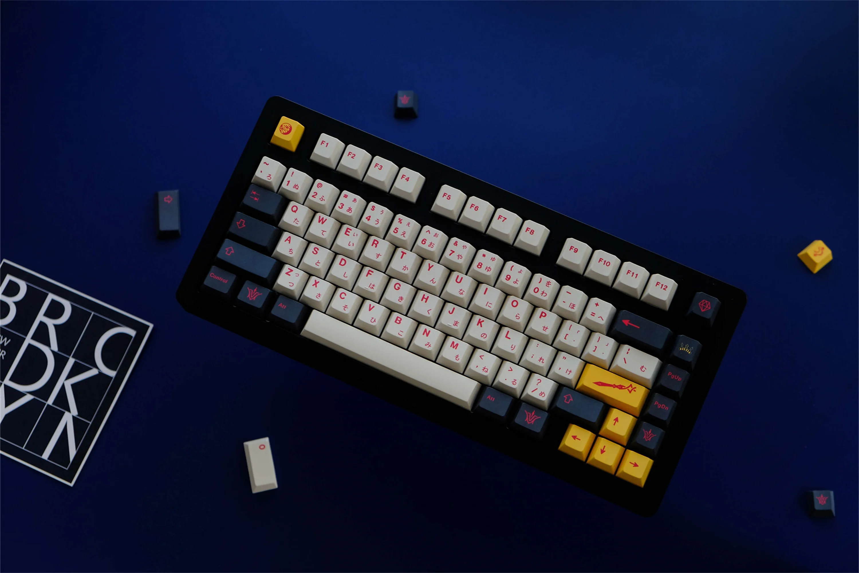 GMK Lshtar Keycaps 130 Keys PBT Material Keycaps Cherry Profile DYE-SUB For MX Switch Wooting Mechanical Keyboard Keycaps