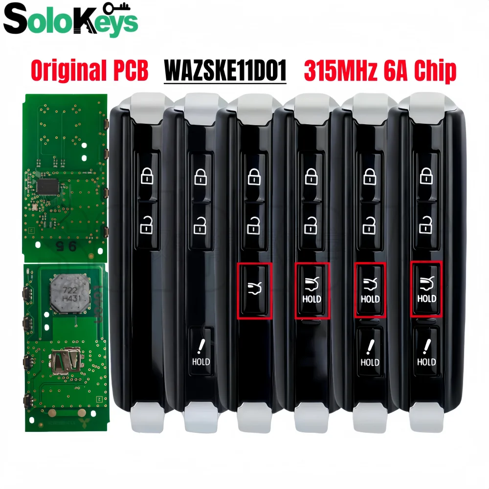 

SOLOKEYS WAZSKE11D01 PN: BCYN-67-5DYB Original PCB Board Smart Remote Key For Mazda 3 CX-30 2019-2021 315MHz AES 6A Chip