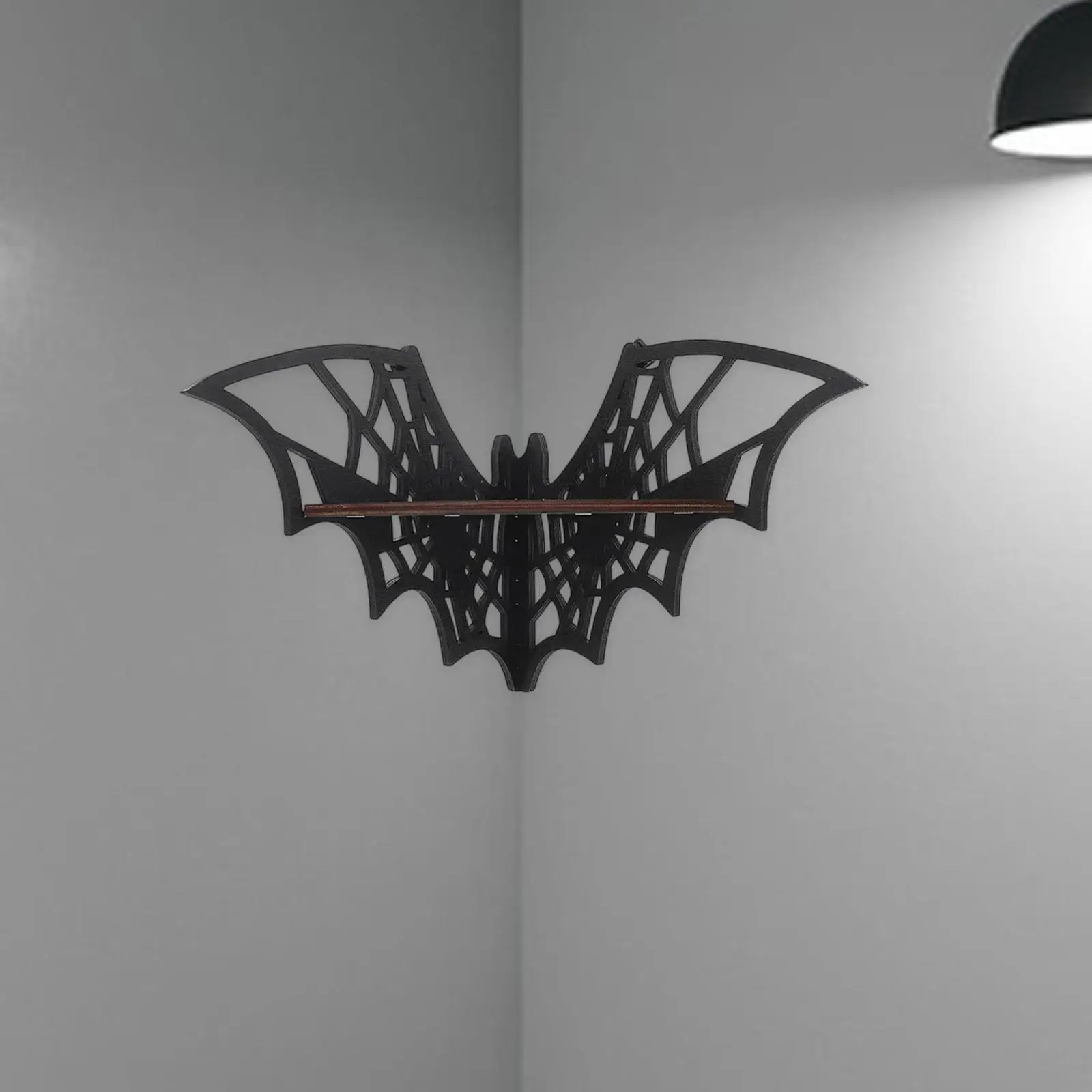 Bat Wall Shelf Decorative Float Shelf Wall Mounted Halloween Shelf Hanging