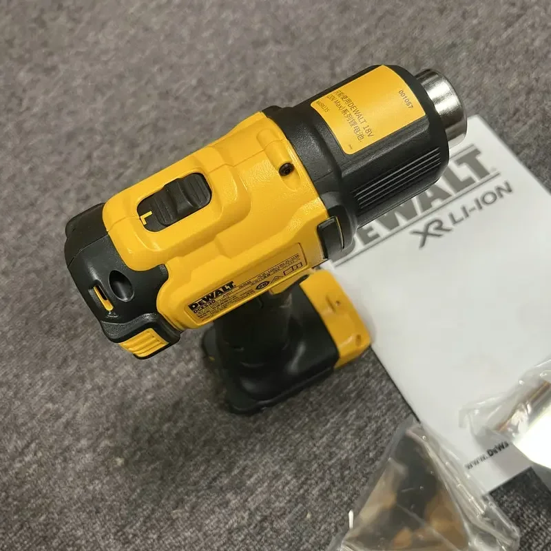 DEWALT Cordless Hot Air Gun 20V MAX Lithium Electric Hot Air Gun DCE530 Adjustable Temperature Hot Air Gun Brazing Shrinkage Pac