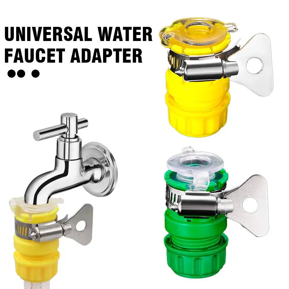 Universal Water Faucet Adapter Hose Connector Fitting Quick Connect Fitting Tap For Car Washing Garden Irrigation R8Y1